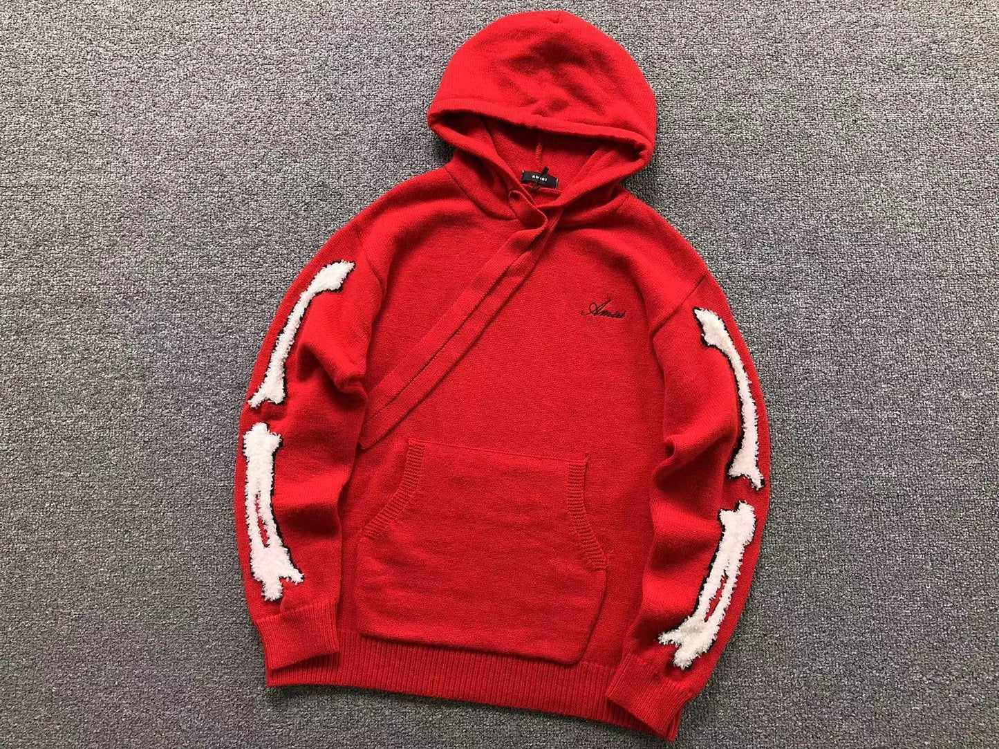 Suéter AMIRI Sleeve Flame Minimal Hoodie