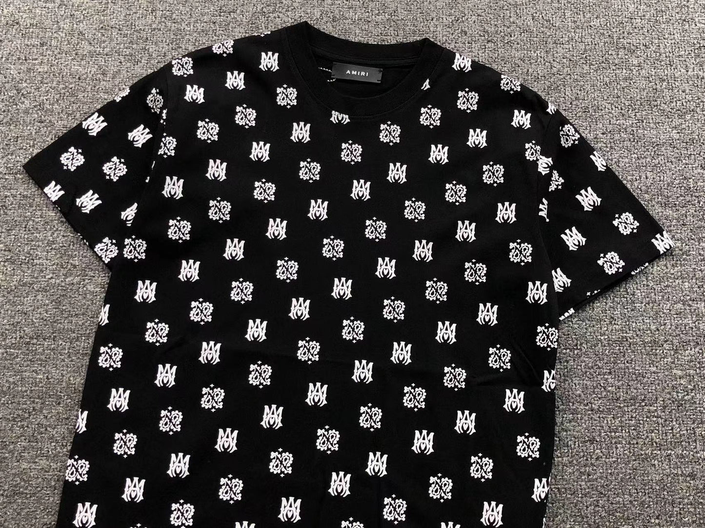Camiseta AMIRI Monogram Pattern All Ove