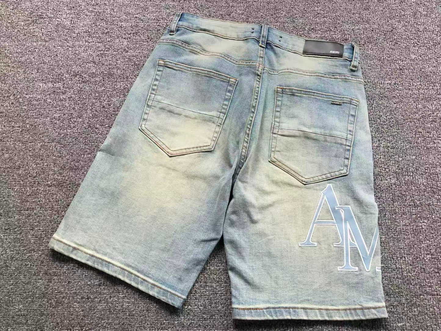 Bermuda Jeans AMIRI Ice Fade Distressed