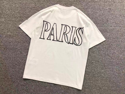 Camiseta AMI Paris Logo Typo Graphic