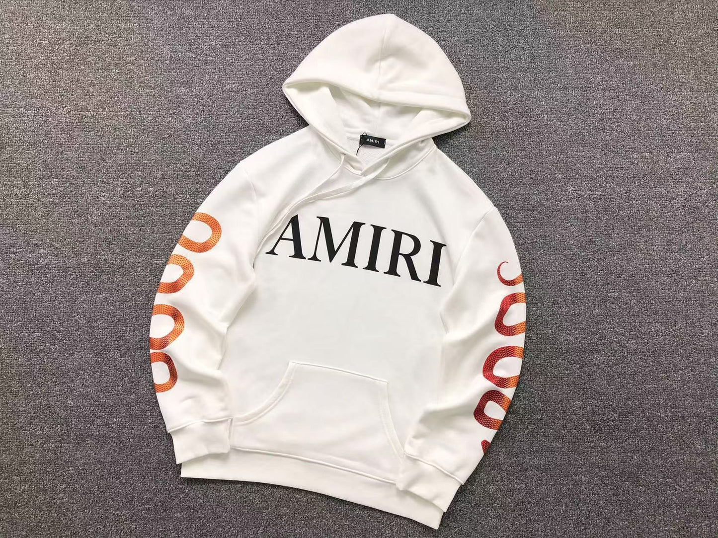 Moletom AMIRI Serpent Sleeve Logo Hoodie