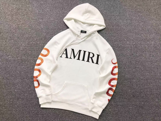 Moletom AMIRI Serpent Sleeve Logo Hoodie