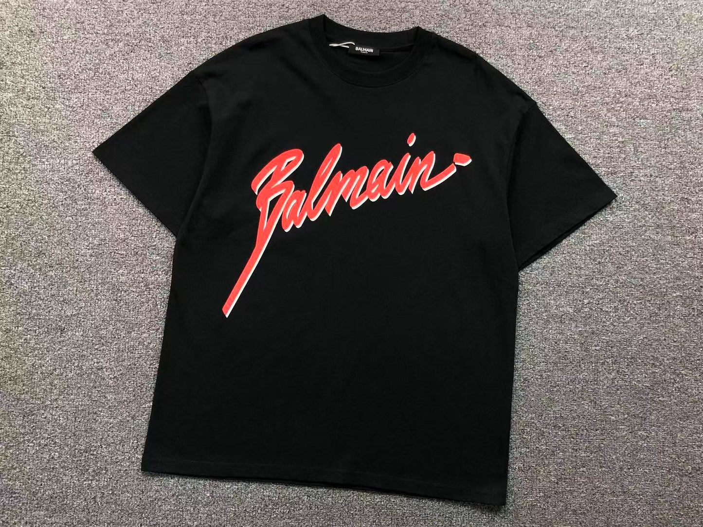 Camiseta Balmain Script Logo