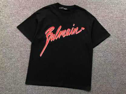 Camiseta Balmain Script Logo