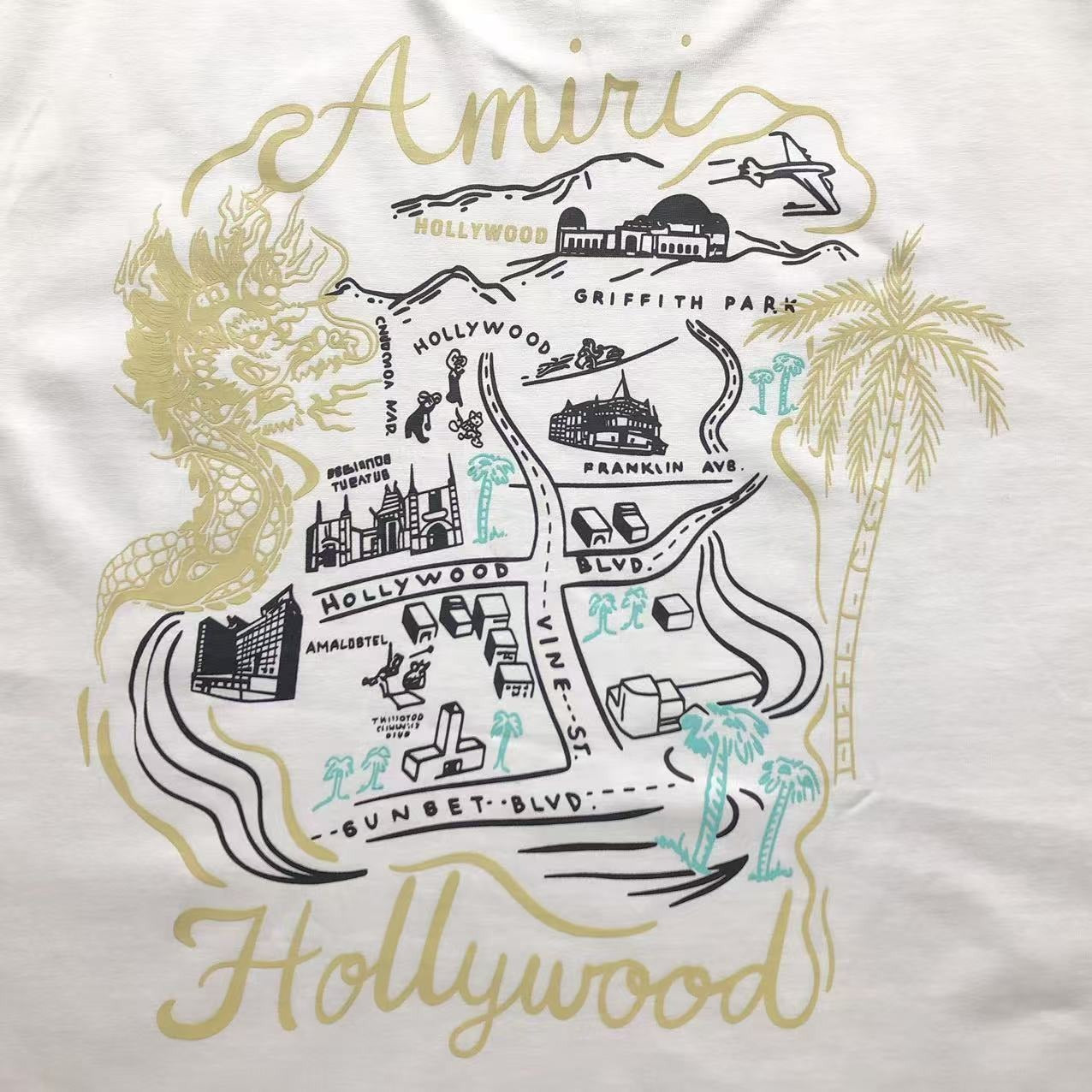 Camiseta AMIRI Hollywood Back