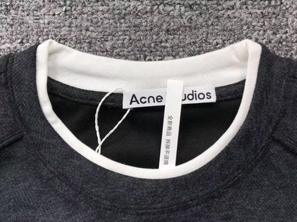 Camiseta manga longa Acne Studios Distressed Circle Logo