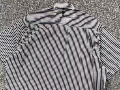 Camisa AMI Paris Striped Short Sleeve