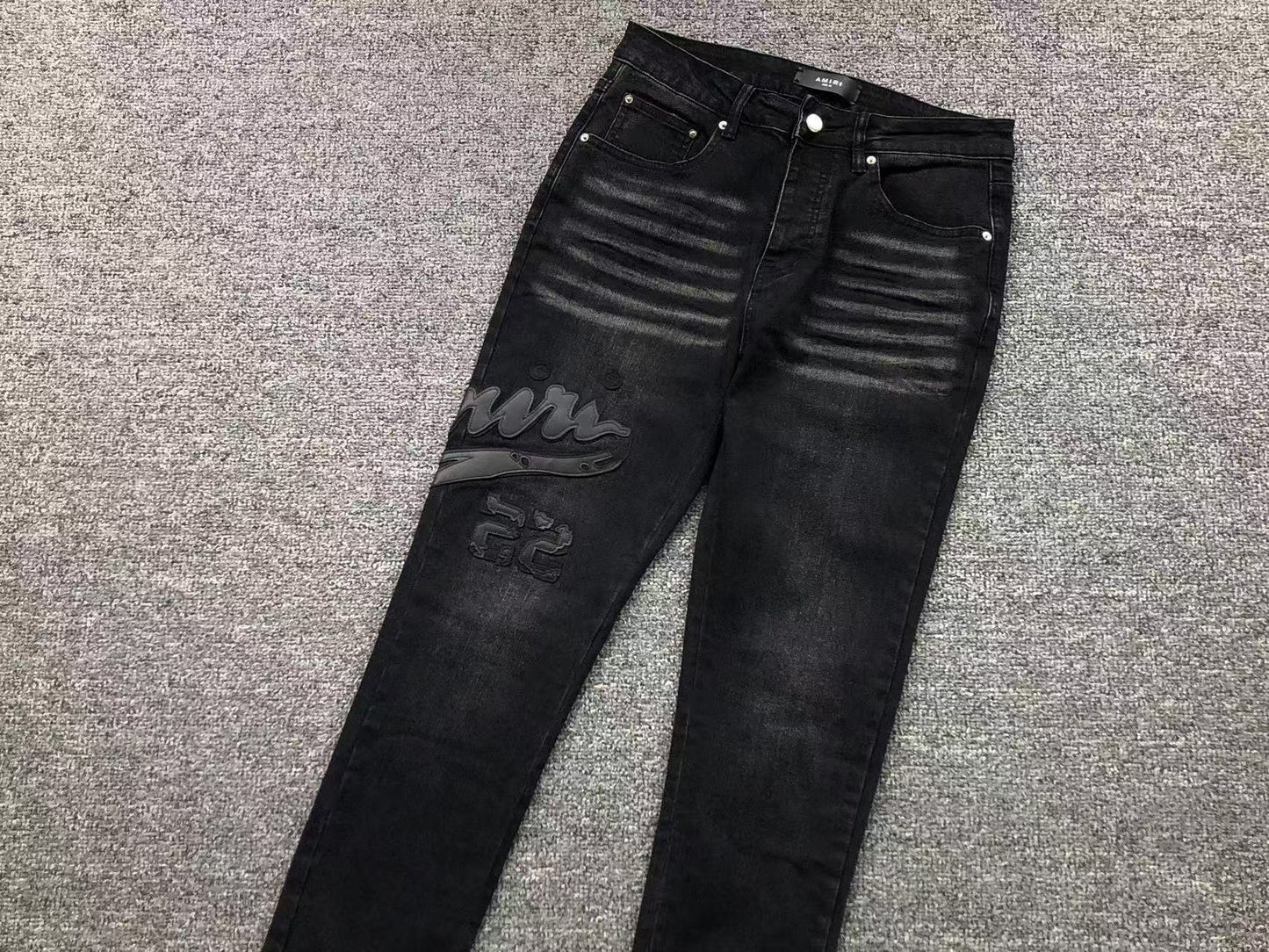 Calça AMIRI Stealth 22 Black Denim