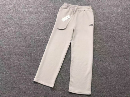 Calça elástica ALO moletom reta Feminino
