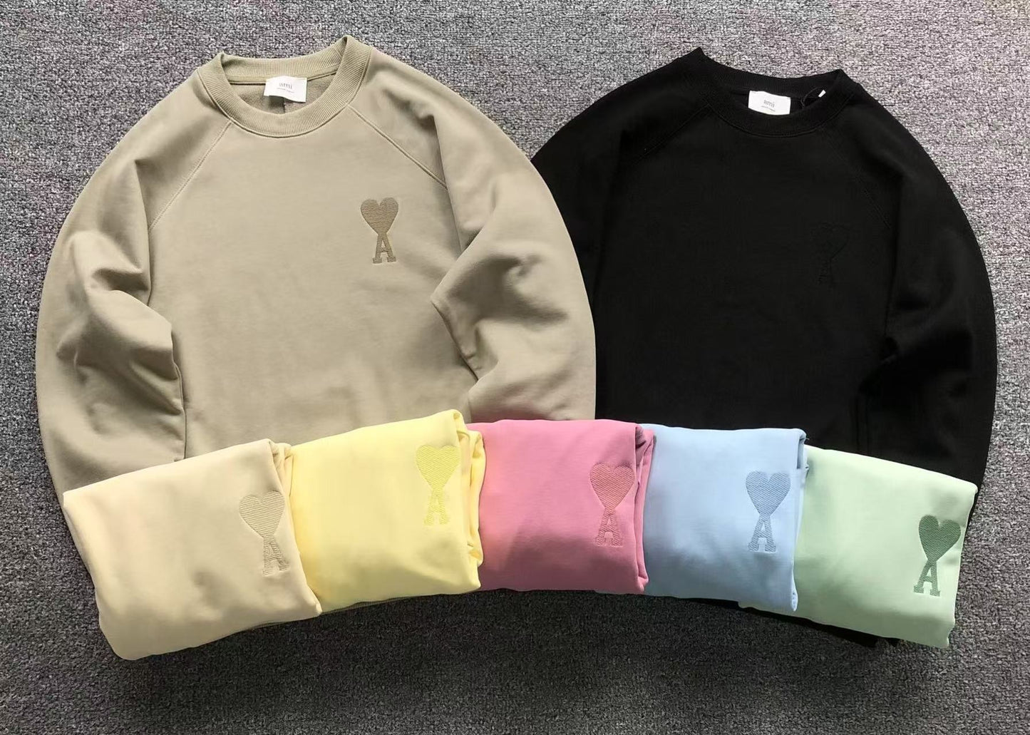 Moletom AMI Paris Ami de Cœur Crewneck