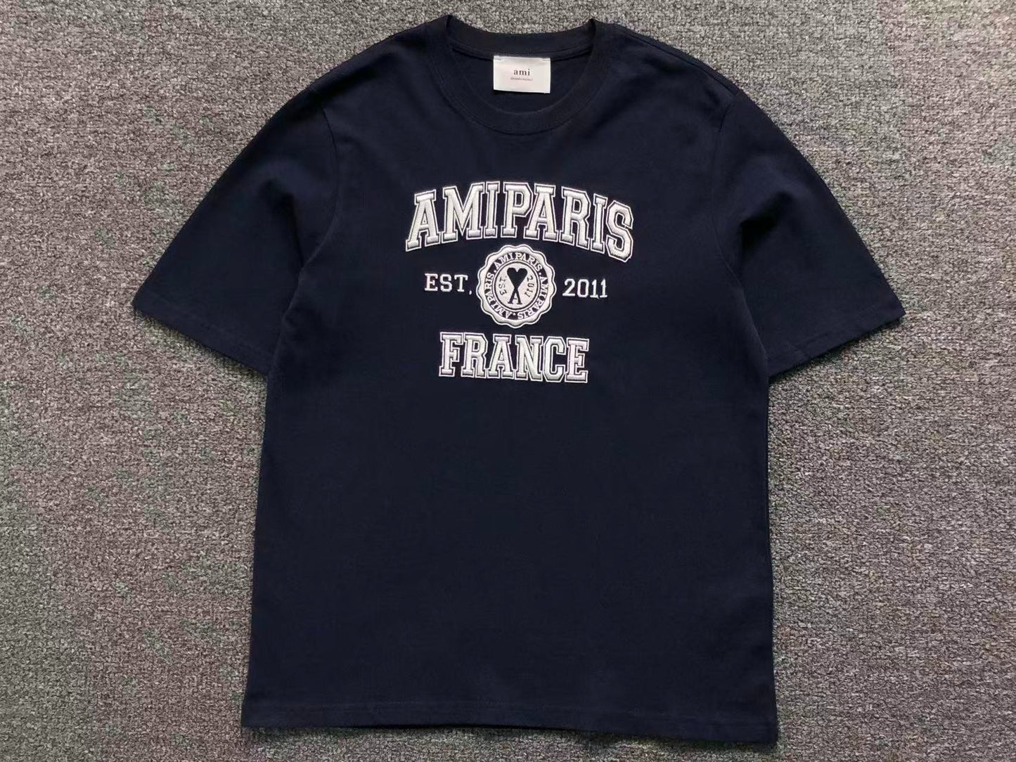 Camiseta AMI Paris Varsity Logo College