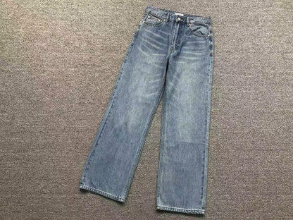 Calça Jeans AMI Paris WideLeg Lavagem