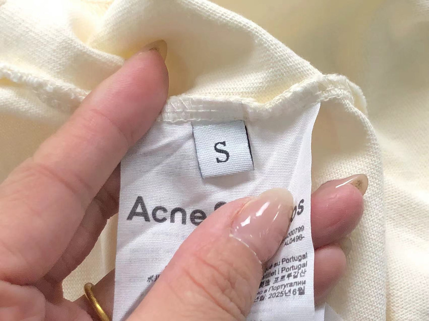 Camiseta Feminina Acne Studios Paris Edition Graphic