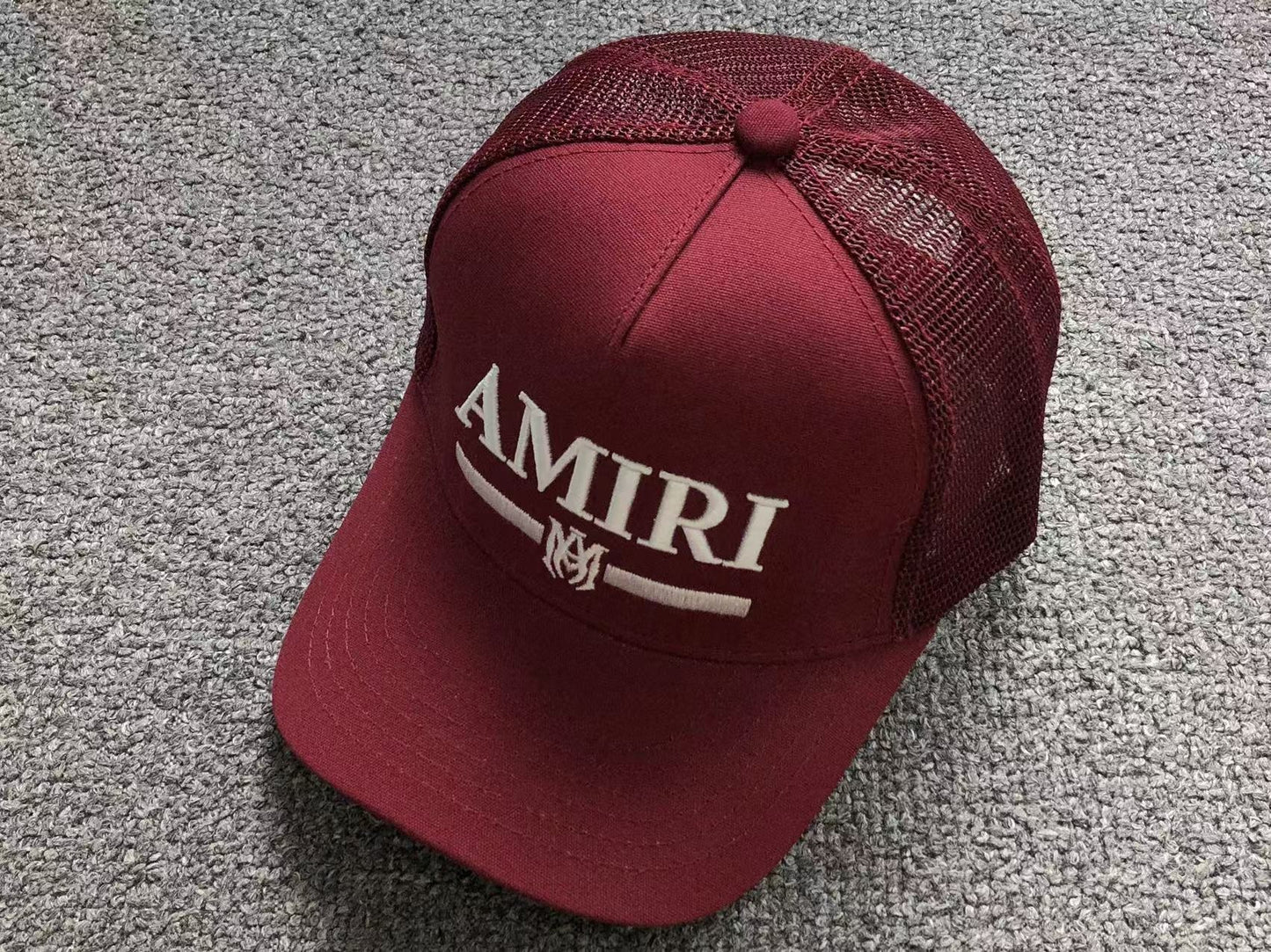 Boné Trucker AMIRI Signature Logo