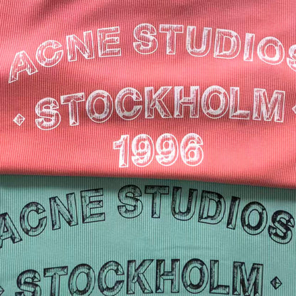 Camiseta Feminina Acne Studios Thermal Wave Longsleeve