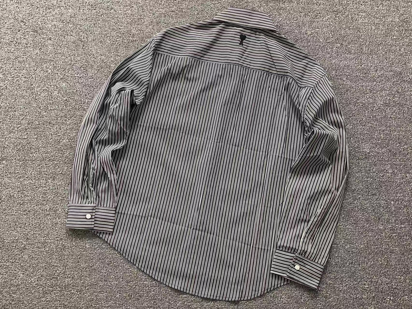 Camisa AMI Paris Clean Stripe Classic