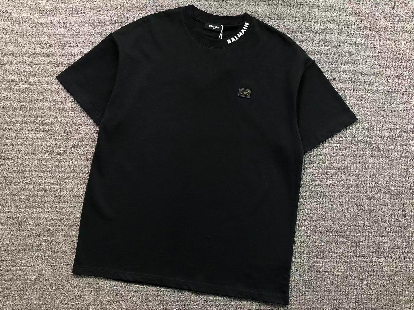 Camiseta Balmain Paris Logo Premium