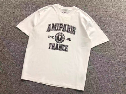 Camiseta AMI Paris Badge Varsity
