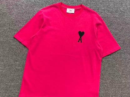 Camiseta AMI Paris Mini Heart Color Contrast
