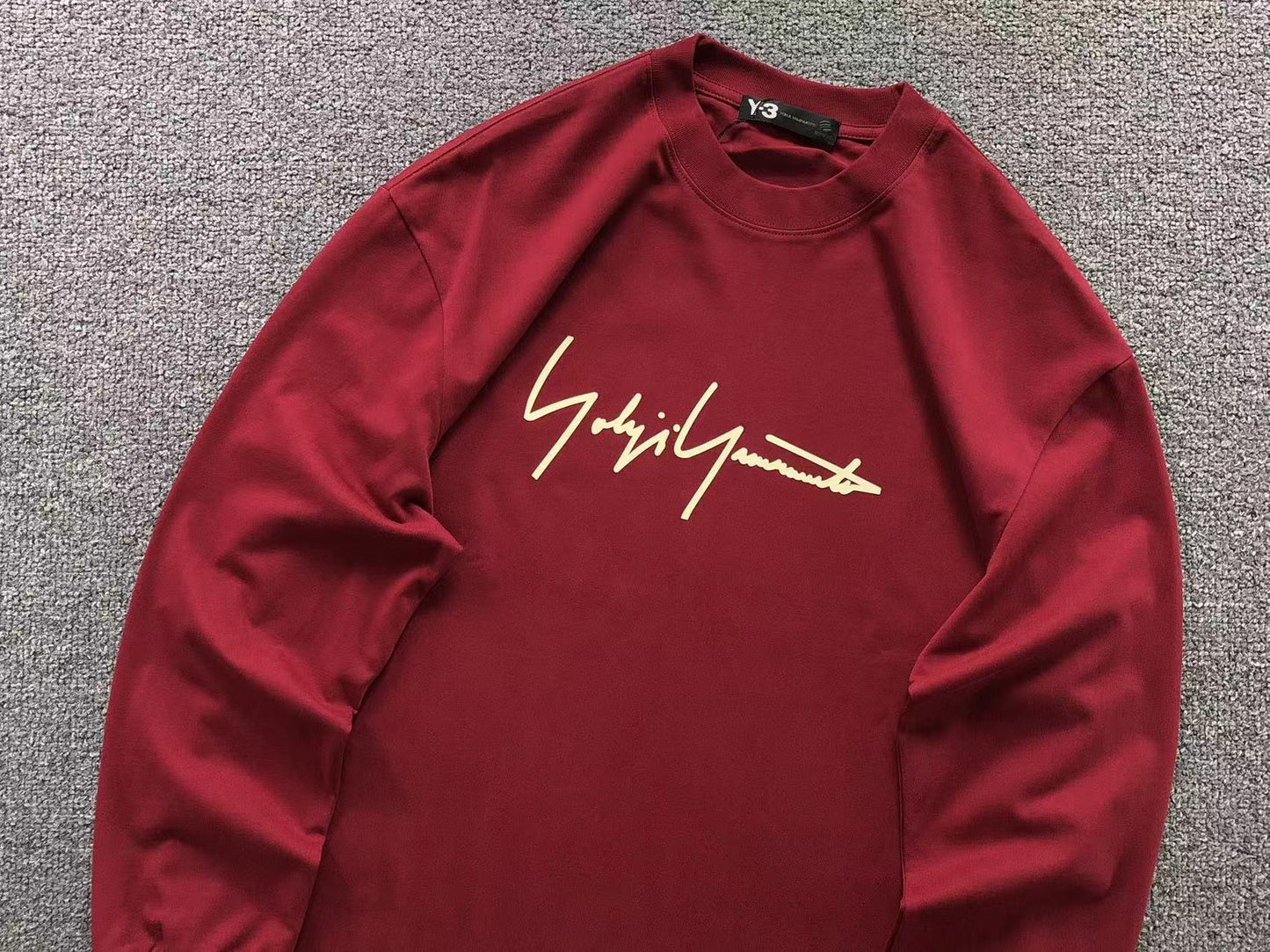 Camiseta Adidas Y-3 Yohji Signature Long Sleeve