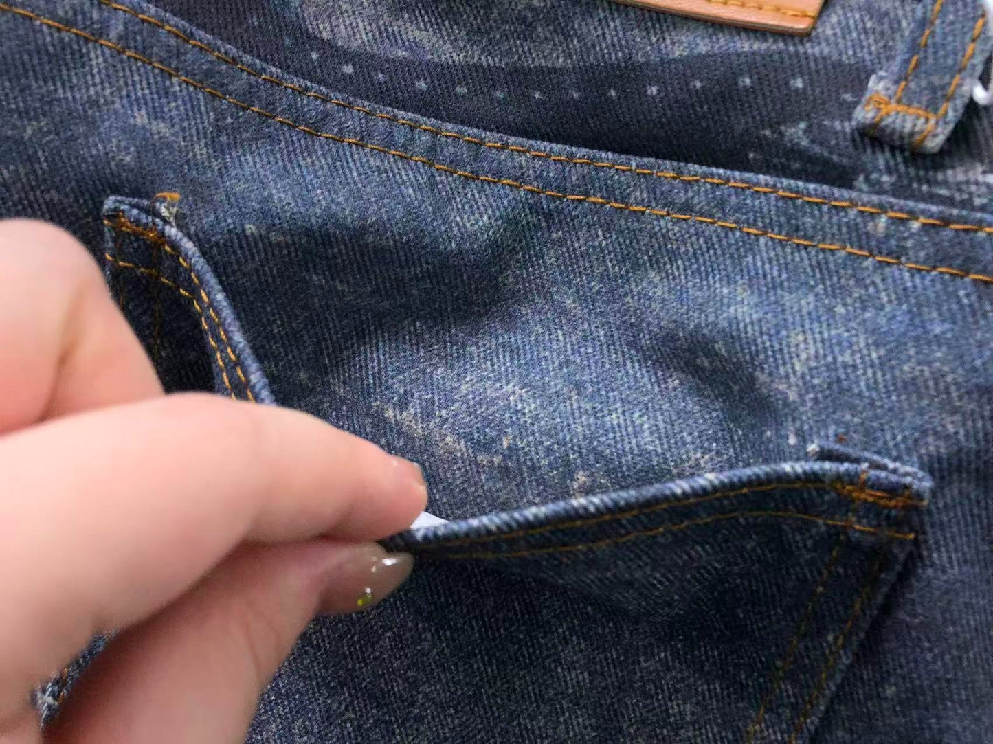 Calça Acne Studios Chaos Chain Denim