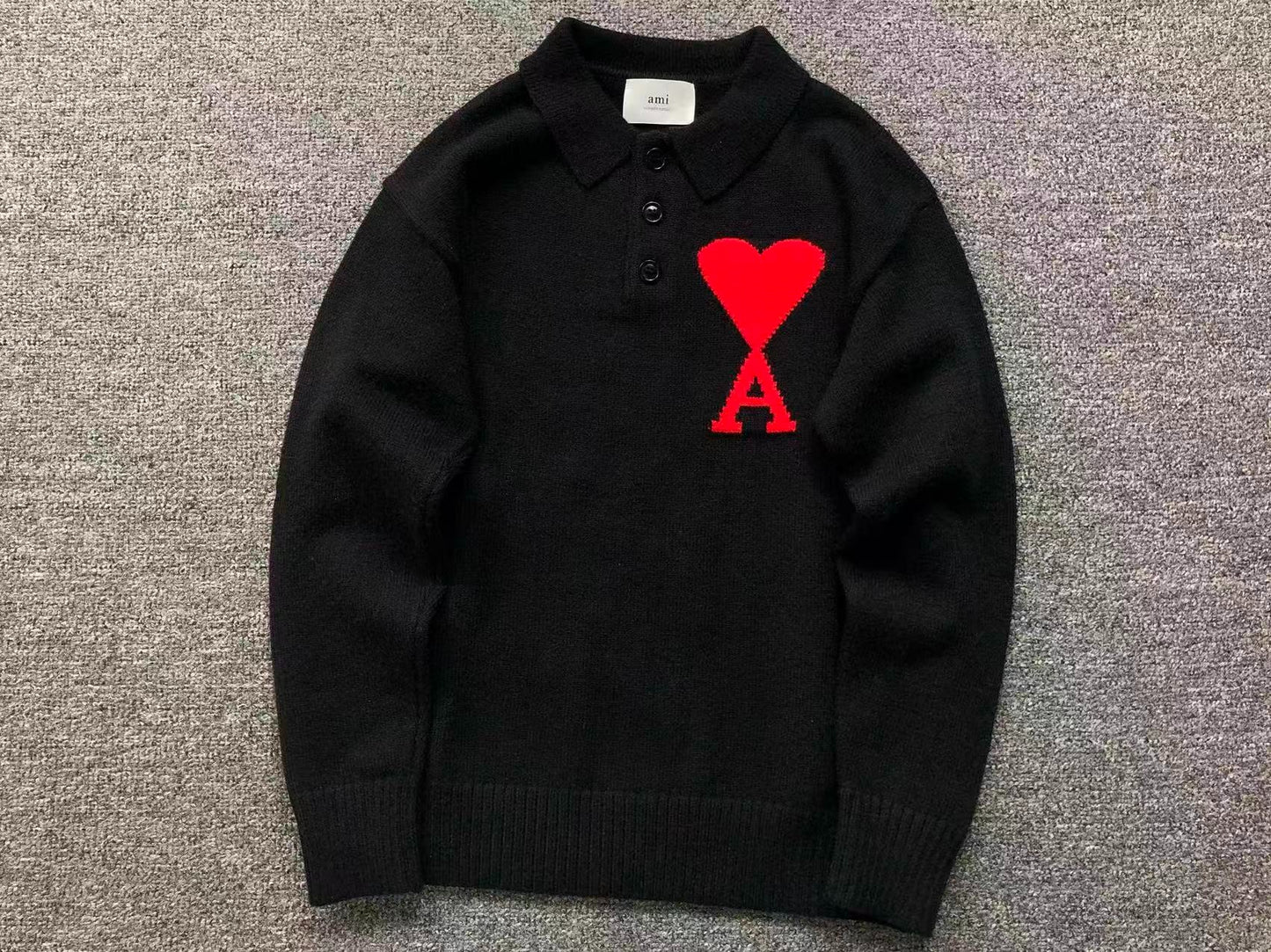 Suéter AMI Paris Polo Knit Essential