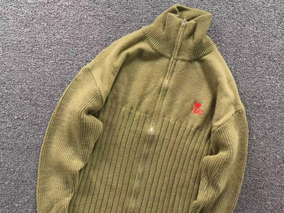 Suéter AMI Paris Gola Alta Zip