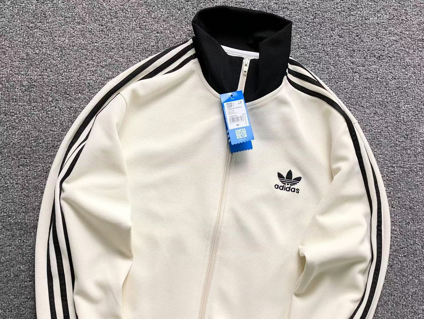 Moletom Adidas Originals Waffle Track Zip