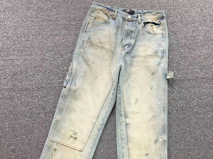 Calça AMIRI Dirty Wash Carpenter Jeans
