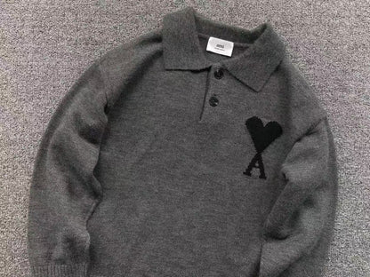 Suéter AMI Paris Polo Knit