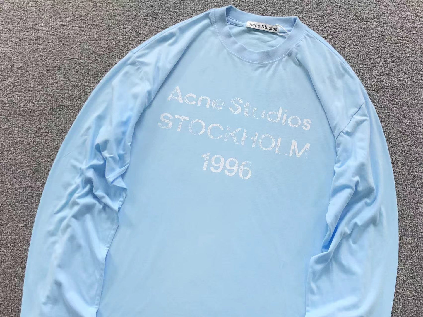 Camsieta Acne Studios Stockholm 1996 Rib Long Sleeve