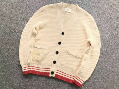 Suéter Cardigan AMI Paris Knit Textured