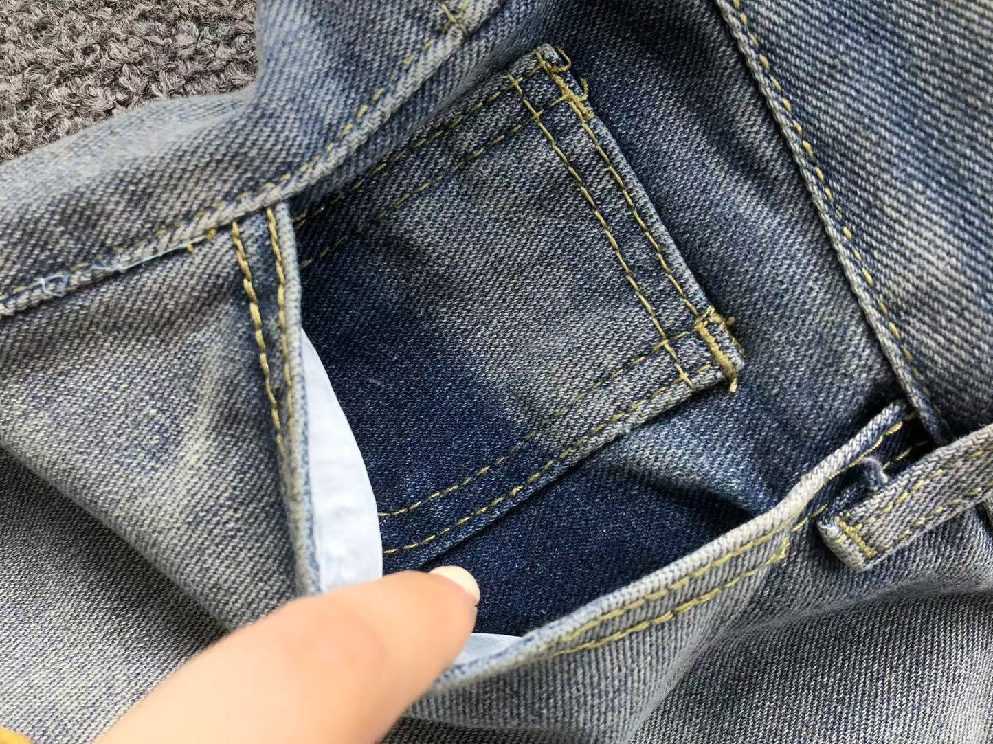 Calça Acne Studios Artisan Repair Denim