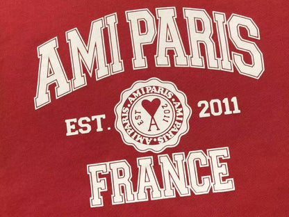 Camiseta AMI Paris College Logo France