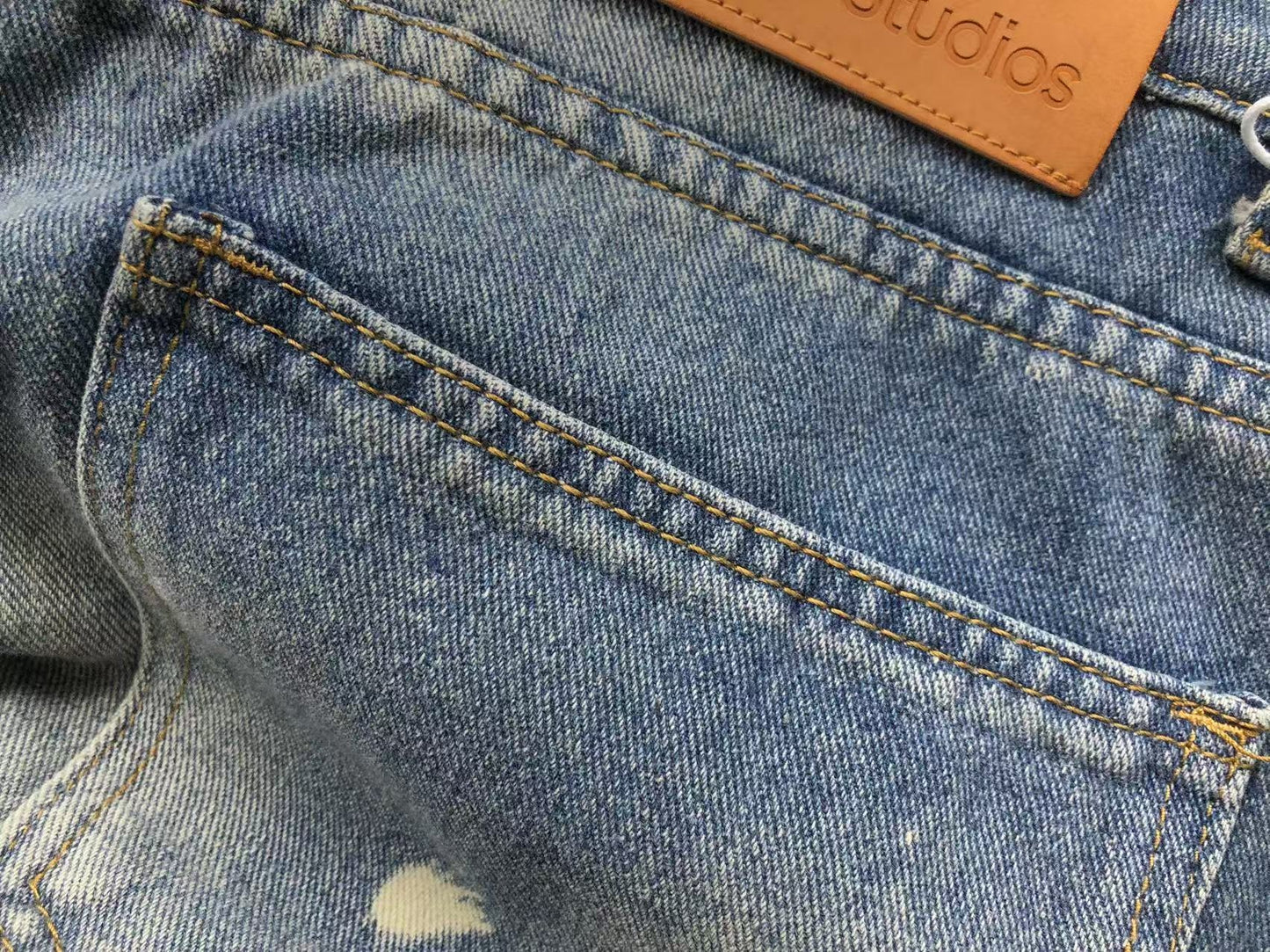Calça Acne Studios Paintstorm Wide Jeans