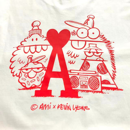 Camiseta AMI Paris Back Print Kevin Lyons
