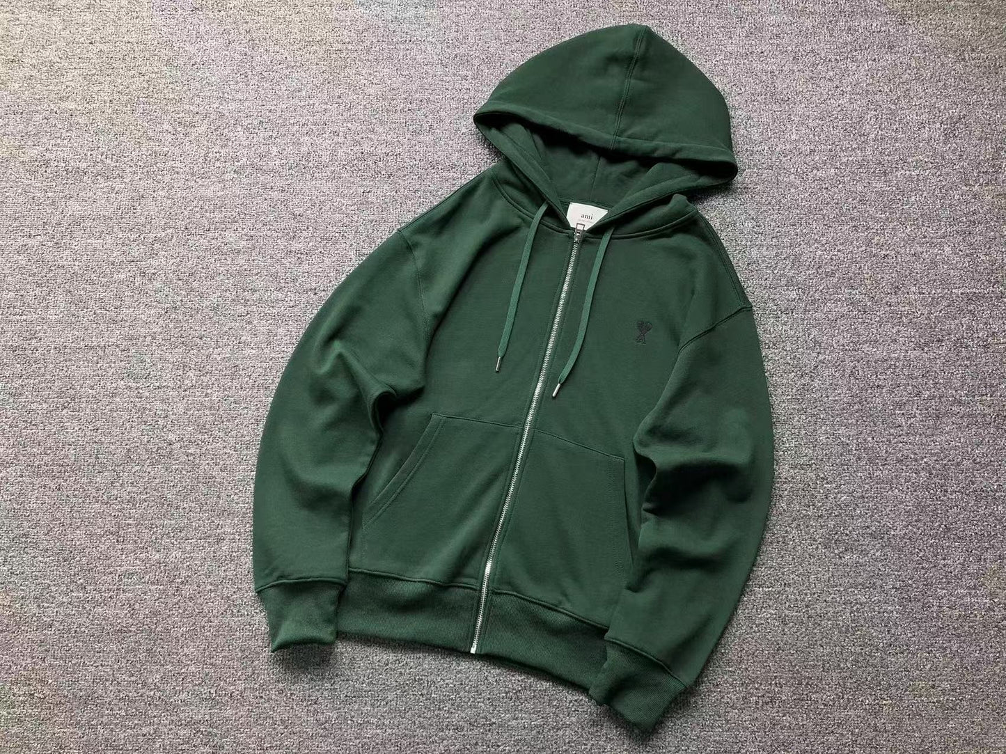 Moletom AMI Paris Ami de Cœur Zip Hoodie