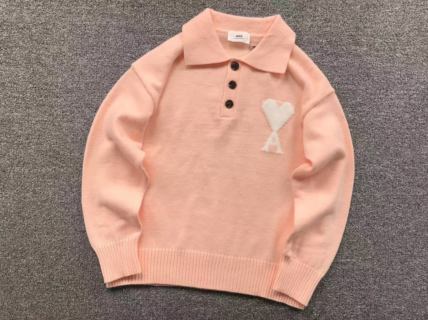 Suéter AMI Paris Polo Knit Essential