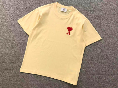 Camiseta AMI Paris Classic Logo Vermelho