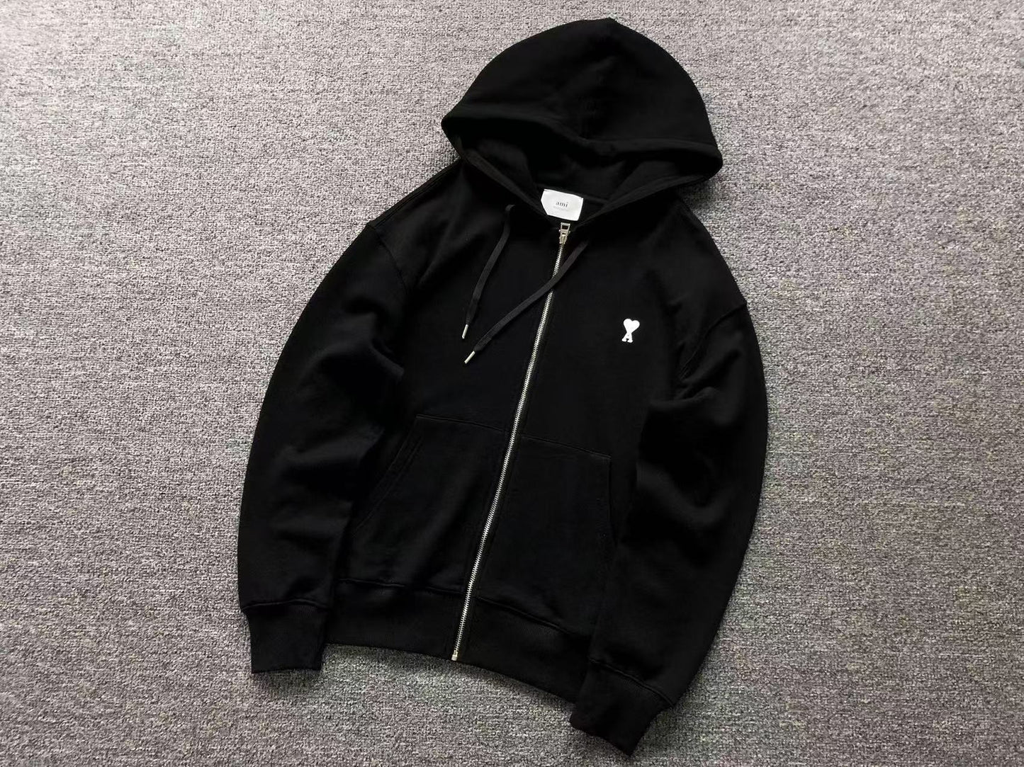 Moletom AMI Paris Ami de Cœur Zip Hoodie