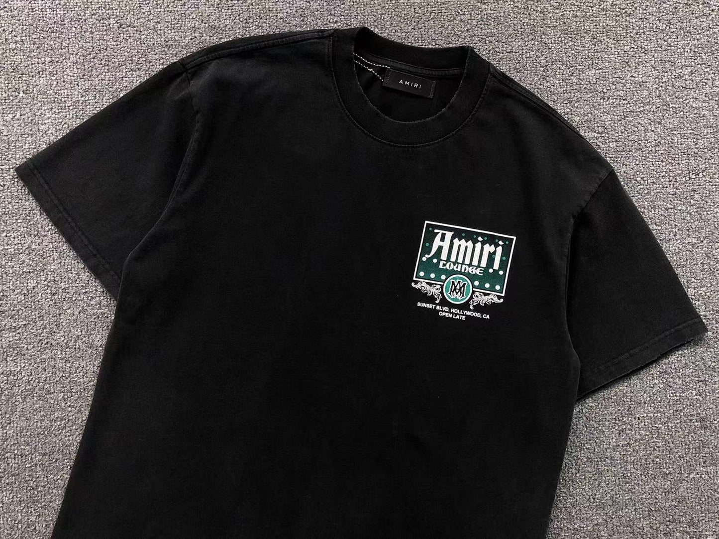 Camiseta AMIRI Sunset Blvd Logo