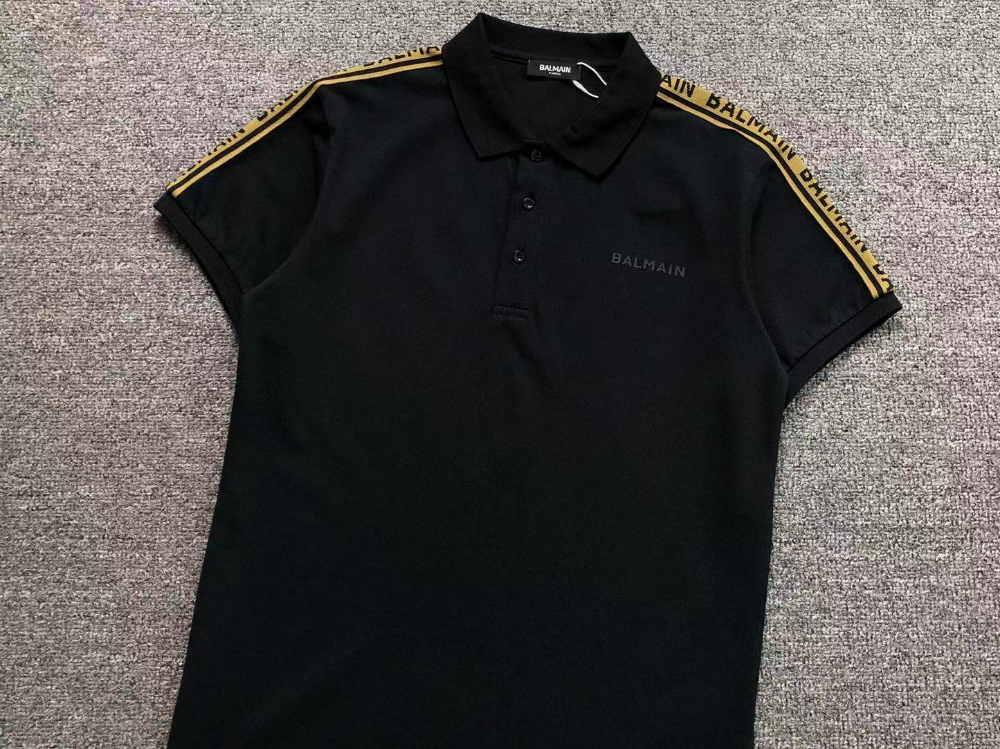 Polo Balmain Paris Logo Shoulder Premium