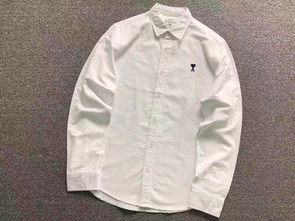 Camisa AMI Paris Logo Coração Bordado