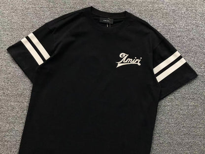 Camiseta AMIRI Script Logo Striped