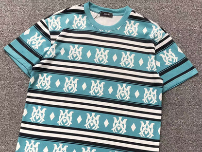 Camiseta AMIRI Monogram Stripe Pattern