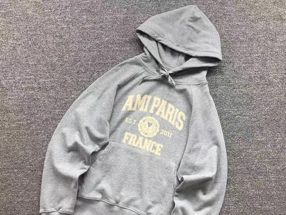 Moletom AMI Paris Logo Collegiate