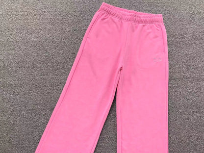 Calça elástica ALO moletom reta feminina