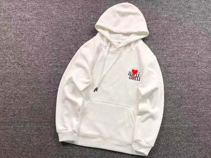 Moletom AMI Paris Ami de Cœur Script Logo Hoodie