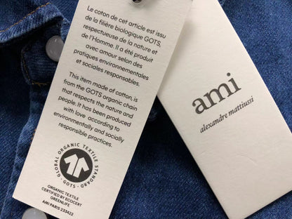 Camisa AMI Paris Denim Heart Classic