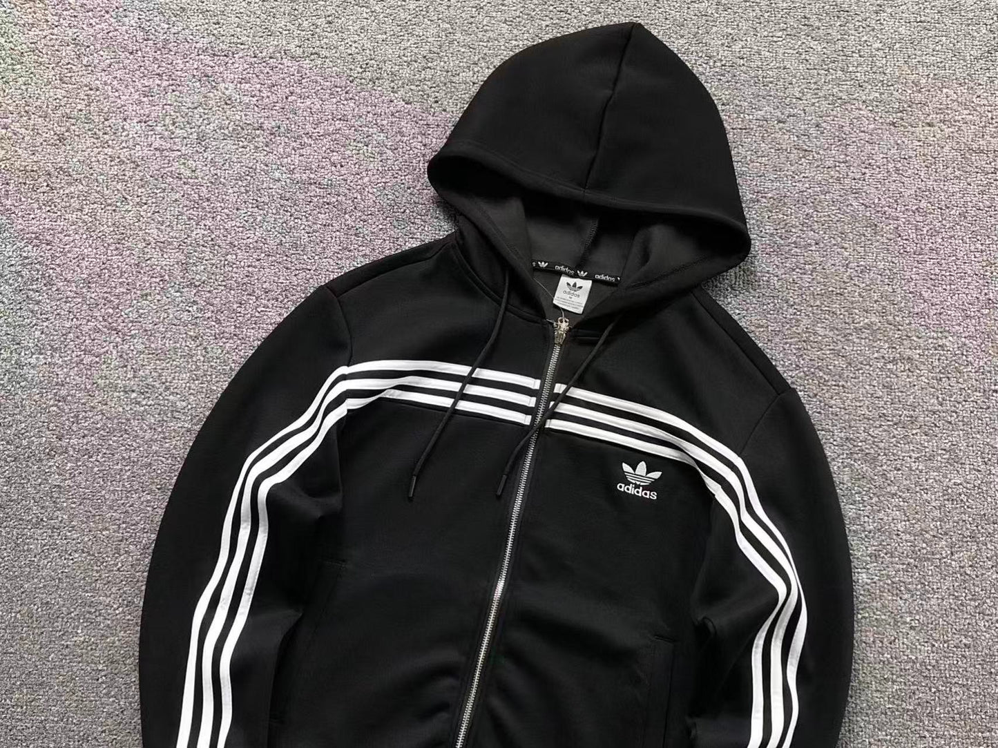 Moletom Adidas Originals 3-Stripes Classic Zip Hoodie